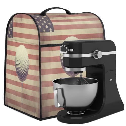 Coffee Maker Cover Golf Kitchen Appliance Covers Small Appliance Covers Blender Cover Juicer Cover Dust Covers for Kitchen Appliances with Top Handle and Pockets,Washable,C871