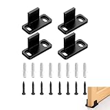 Installation Simplifiée et Accessible: Ces guides de sol sont conçus pour être installés rapidement en fixant les vis fournies directement sur le mur, sans nécessité de percer la porte. L’installation est simple, rapide et ne requiert aucun outil supplémentaire, ce qui convient aux utilisateurs de tous niveaux.