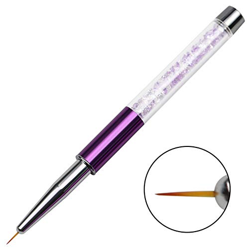 6-teiliges Set Nagelkunst-Pinsel-Werkzeug für professionelle Nageldesigner, Zeichenstifte für Hand-Maniküre – Bild 3