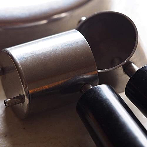 Manuelle Kaffeemühle, Kaffeemaschinen zum Mahlen und Brühen von Kaffeemaschinen, tragbare manuelle Kaffeemaschine, Kaffeemaschine aus Edelstahl für Zuhause, Büro, Picknick im Freien, Espressomaschinen – Bild 8