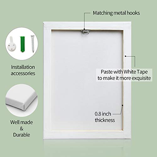 Slody Pink Wall Art Floral Peony Decor Butterfly Art Blossom Flower Painting Botanical Canvas Prints Framed Nature Poster Spring Plant Artwork For Rustic Bathroom Bedroom Living Room 12×16 Inch, 3 Piece #TOP5