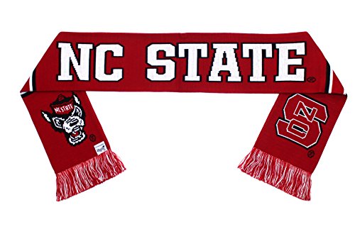 Tradition-Scarves-NC-State-Wolfpack-Scarf-Knitted-Red-Go-Pack