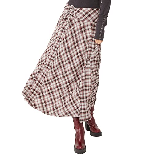 Free People Women’s Deep in Thought Maxi Skirt Grunnge Combo 2