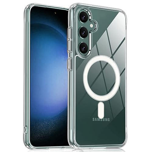 Image of amazon basics Back Case Cover for Samsung Galaxy S24 Plus 5G (Thermoplastic Polyurethane MagSafe-Clear)