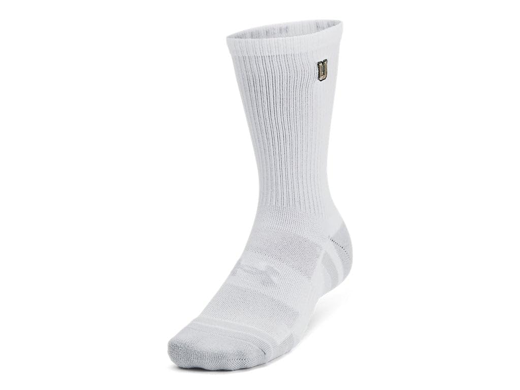 Under Armour Unisex Performance Tech Crew Socks 3-Pack - Sweat-Wicking Accessories MD