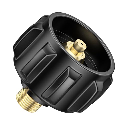 1PCS QCC1 Propane Tank Adapter Gas Fitting to 1/4 Inch Male Pipe Thread NPT Propane Tank Connector Fitting Kit for Regulator Propane Hose 5-100 lb propane tank adapter - 100% Solid Brass