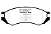 EBC Brakes DP4839R Yellowstuff Street and Track Brake Pad ,Metallic