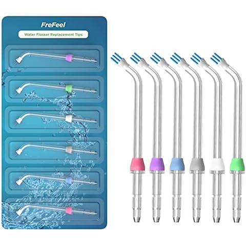 Replacement Heads for Waterpik, Replacement Picks for Water Pik Water Flosser (6 Plaque Seeker Tips) Cover