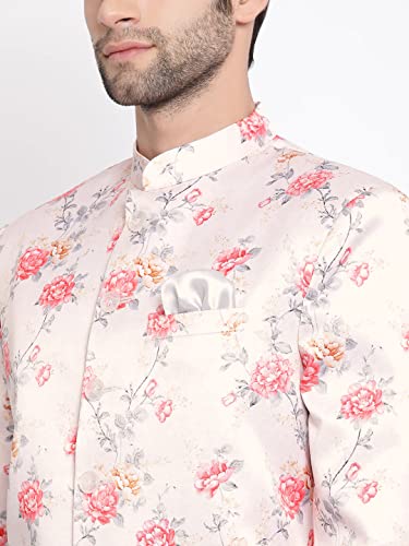 Elina fashion Men's Bandhgala Jodhpuri Waistcoat Top Indian Stitched Readymade Festive Wear4