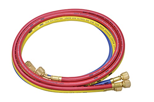 Uniweld Hc5Smb Hose Set 5' Soft Magic Barrier Rd, Yl, Bl, Red #TOP6
