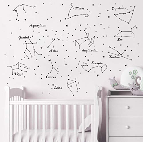 Vinilos decorativos de constelaciones para pared infantil miniatura 4