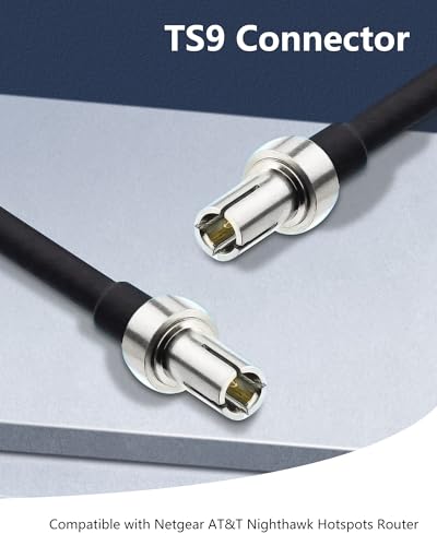 Image of TS9 Antenna, 9dBi High-Gain Dual Magnetic Antenna for Enhanced 4G LTE and 5G Connectivity - Boost Signal Strength and Network Coverage for Netgear AT&T Nighthawk Verizon MiFi Hotspots Netgear Router