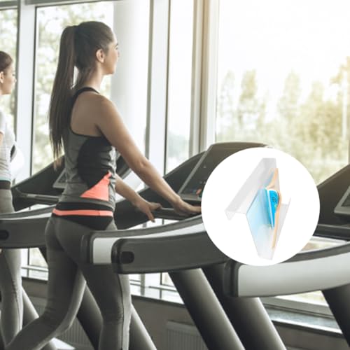 Soporte para tableta para cinta de correr de acrílico transparente para entrenar sin aburrirte 5