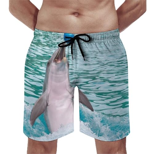 Maillot de bain séchage rapide pour homme idéal pour les vacances à la plage motif chien