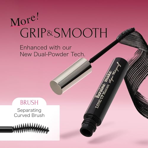 Image of Heroine Make by KissMe Waterproof Mascara New Brown | Volumizing, Lengthening & Smudge-Proof Formula | Waterproof Mascara for Long-Lasting Curl & Volume | Made in Japan