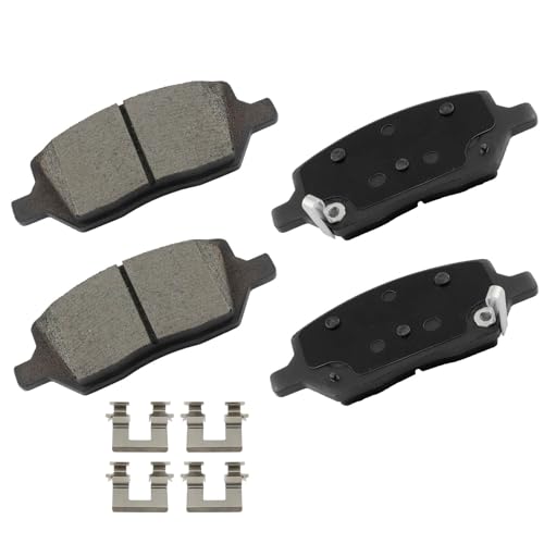 Image of cciyu D1093 Rear Ceramic Disc Brake Pads Kit For Buick For Terraza 2005-2007,For Chevrolet For Uplander 2005-2009,For Pontiac For Montana 2005-2009,For Saturn For Relay 2005-2007