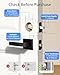 Philips Wi-Fi Door Lock, WiFi Smart Lock Keyless Entry Deadbolt for Front Door, Compatible with Alexa & Google Assistant, Remote Control, Built-in WiFi, APP Fingerprint Passcode Unlock, Auto Locking