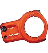 Spank Spoon 318 Stem Orange(Diameter 31.8mm, Length: 33/43mm, Rise: 0°), Chamfered bar clamp, Ult...