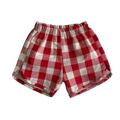 Pantalones Cortos Deportivos Informales para niñas pequeñas con Cintura elástica Transpirable, Ideales para Jugar en Verano. para climas cálidos