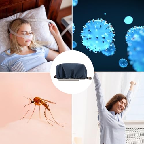 Image of Sleep Apnea Machine Protector - Stretch Dust Cover for CPAP & BiPAP Machines, Tubing & Mask Cover, Cleaning Supplies & Accessories