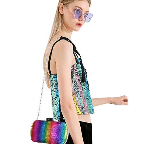 Magibag-Women-Rainbow-Crossbody-Chain-Bag-Wallet-for-Wedding-Evening-Party-Clutch-Purse-Handbag