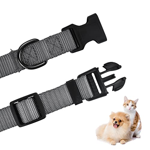 AUDWUD Thick Nylon Collar,Classic Adjustable Dog Collar in Multiple Colors,Suitable for Small,Medium and Large Dogs,4 Sizes - Image 4