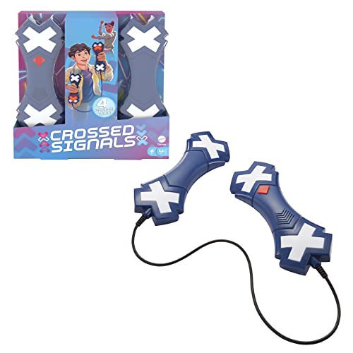 Mattel Games HCF41 - Crossed Signals Familienspiel mit sprechenden Leuchtstäben, alleine oder in der Gruppe mit bis zu 4 Spielern spielbar… – Ansicht 1