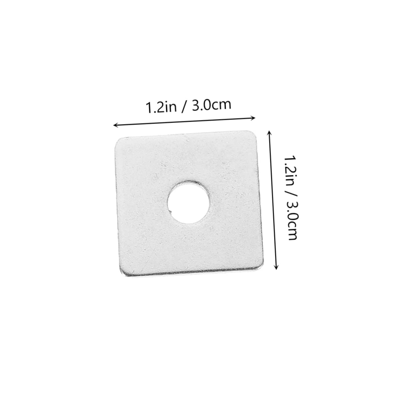 CIYODO Heavy Duty Stainless Steel Square Washers Square Plate Washers Fit for Channels