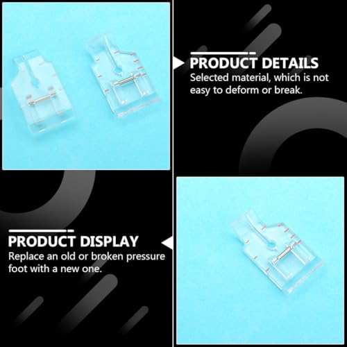 Artibetter 5pcs Quilting Presser Foot máquina de coser miniatura 4