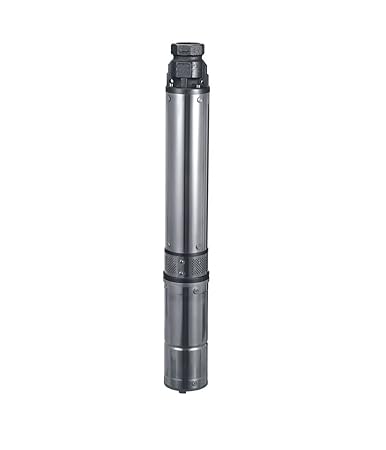 Asian Pumps & Machineries 76V Solar Powered Submersible Impeller Pump 600W 130 Feet Head 1.5 Outlet Flow 5000-6000 l/hr Borewell/Openwell BLDC Water Pump for Farm Irrigation