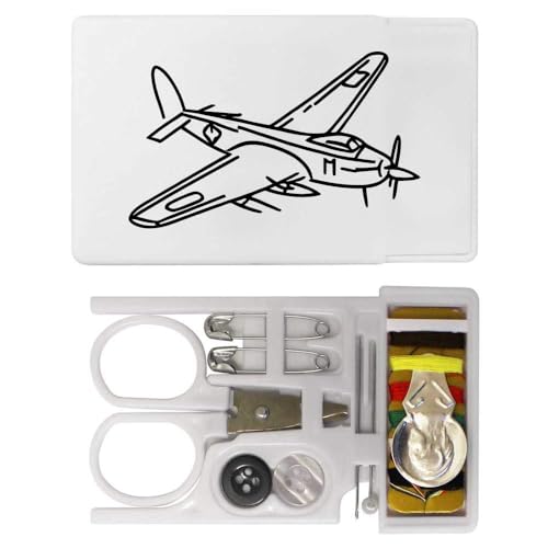 'Vintage Military Aircraft' Mini Travel Sewing Kit (SE00029689)