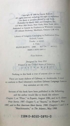 Tracks 0805008950 Book Cover