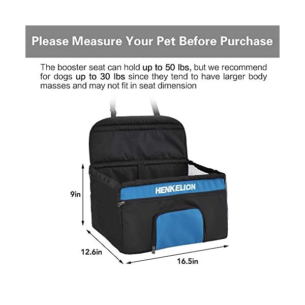Pet Booster Car Seat for Dogs