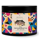 Kavva Premium Wild Pistazien Türkischer Kaffee mit Kakao, Milchcreme und Kaffee aus Arabica Bohnen, 100 g Dose, Traditionell geröstet, Türkischer Mokka, Menengic Türk kahvesi