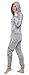 Skylinewears Women's Fashion Onesie Printed Playsuit Jumpsuit Over All Gray M
