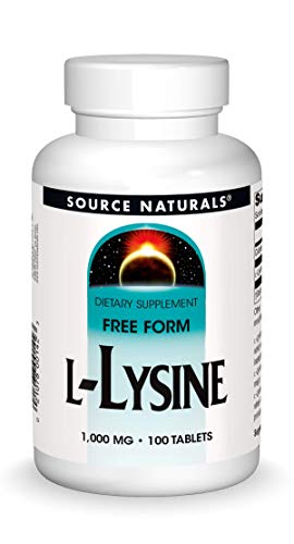 Source Naturals L-Lysine, 1,000 mg, 100 Tablets