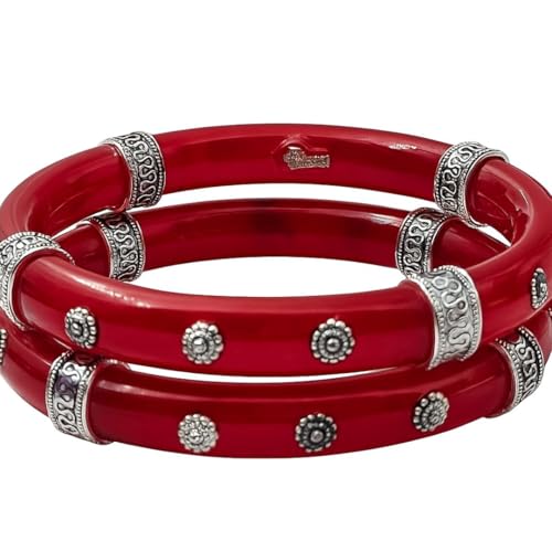 Image of Parasmoni Stylish Silver Bangles (24)