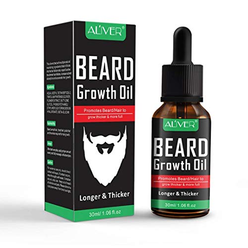 Caffeine Beard Growth Stimulating Oil for Facial Hair Grow | Fuel Healthy Growth | Fragrance Free Beard Oil