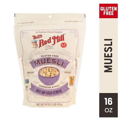 Image of Bob's Red Mill Gluten Free Muesli, 16oz (Pack of 1) - Gluten Free, Non GMO, Kosher