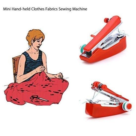Prayang / Mini Sewing Stitch Stitching Tailoring Machine for Garment Cloth Home Household Hand-Operated Manual Stapler Size