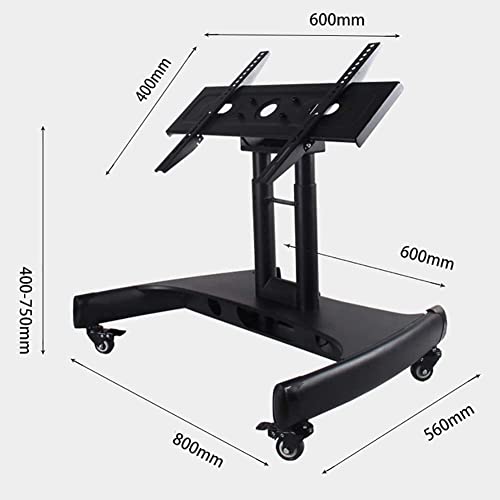 Soporte móvil para TV Universal con ruedas tamaño C miniatura 2