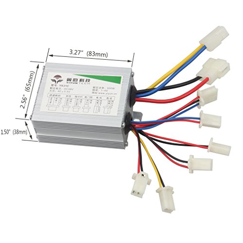 Wingsmoto 48 V 500 W Contrôleur de vitesse du moteur Scooter électrique Vélo Vélo Tricycle Brosse de contrôle du moteur