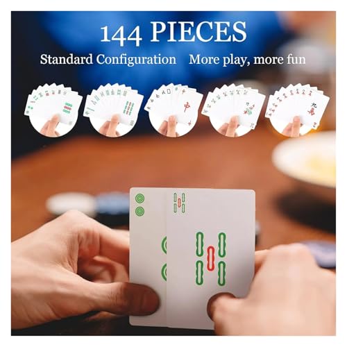Mahjong Cards Playing Cards Chinese Mah Jongg American Majhong Games Poker miniatura 3