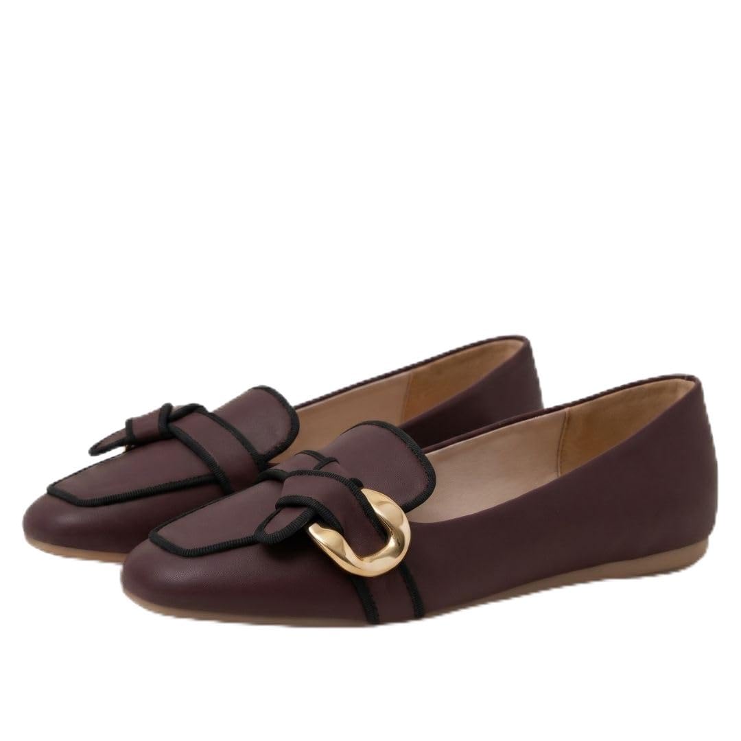 Women's Bow Detail Ballet Flats | Soft Cushioned Slip-On Ballerinas | Lightweight Casual Office Flat Shoes-image-29