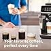 Philips 3200 Series Fully Automatic Espresso Machine, LatteGo Milk Frother, 5 Coffee Varieties, Intuitive Touch Display, 100% Ceramic Grinder, AquaClean Filter, My Coffee Choice, Black (EP3241/54)