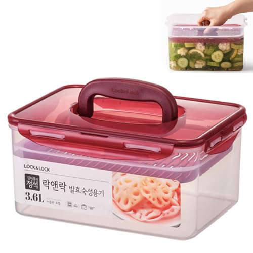 Lock & Lock Pickle Kimchi Press Container