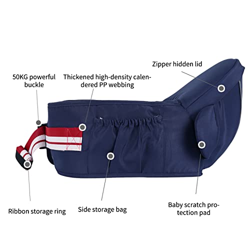 Pasgeboren taille, ergonomische babydrager, baby heupzitje, baby heupzitje instelbaar, babydrager rugzak met afneembare… - Image 6
