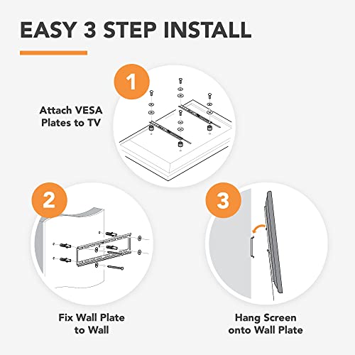 Swift Mount Swift400-Ap Low Profile Tv Wall Mount For 26-Inch To 55-Inch Tvs,Black #TOP3