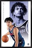 Trends International NBA Los Angeles Clippers: Rookie - Keaton Wagler 26 Wall Poster, 34L x 22.4W, Black Framed Version