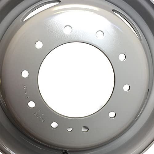 New Single 19.5" 19.5X6 10 Lug Steel Wheel For Ford F450Sd F550Sd 2005-2021 Super Duty Dually Gray Oem Quality Replacement Rim #TOP5